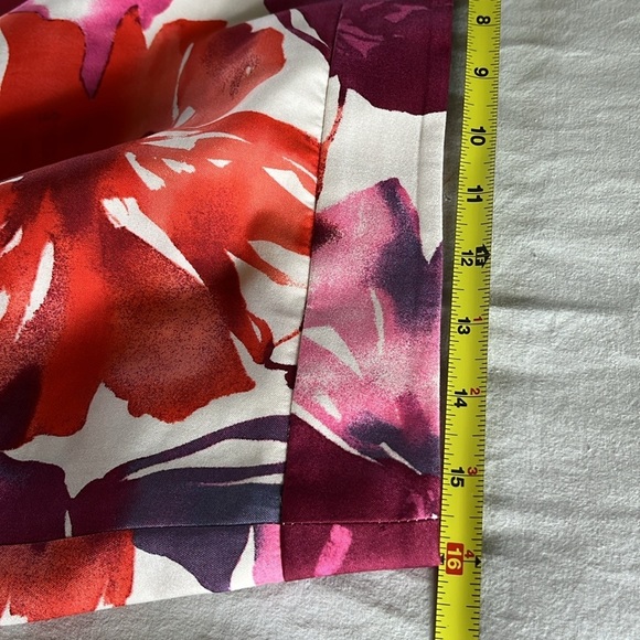 LOFT Ann Taylor• Formal Coral Floral Women’s Pencil Skirt , Size 8, EUC - Picture 11 of 12